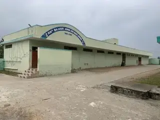 Photo of the sanitary facilities installed for the Saint Antony school